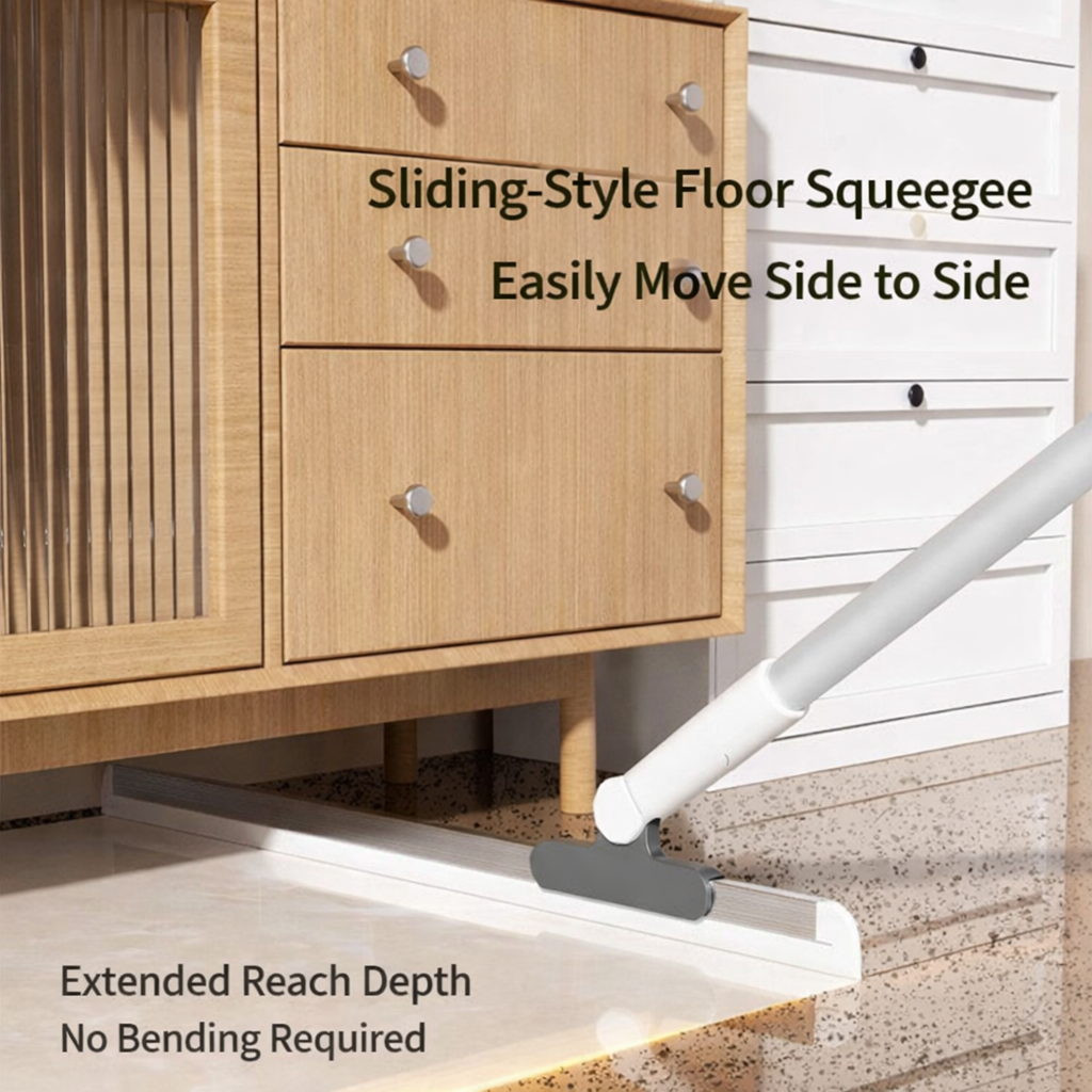 Bathroom floor wiper