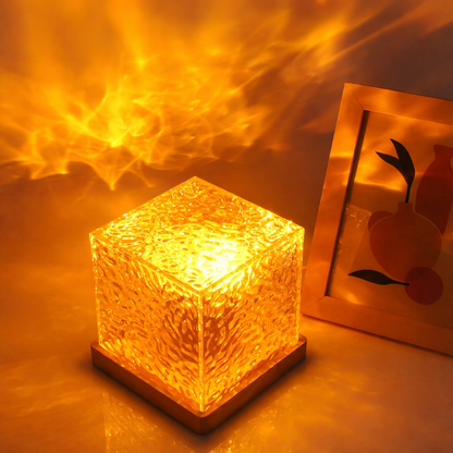Ocean Wave LED Cube Lamp with Remote Control