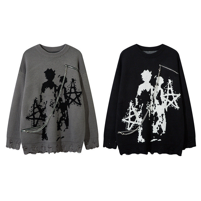 Sweater necklace base sweater