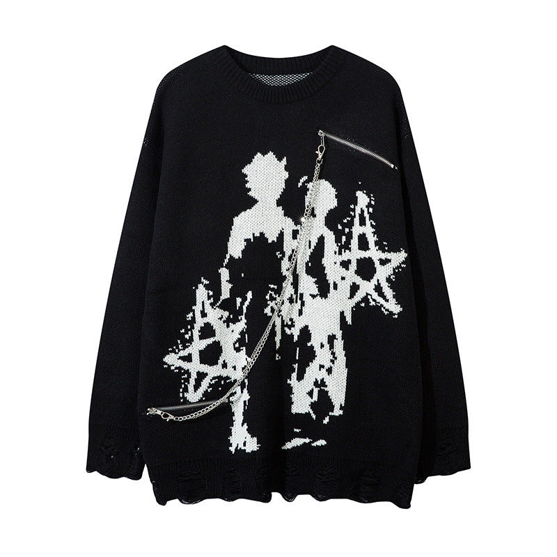 Sweater necklace base sweater