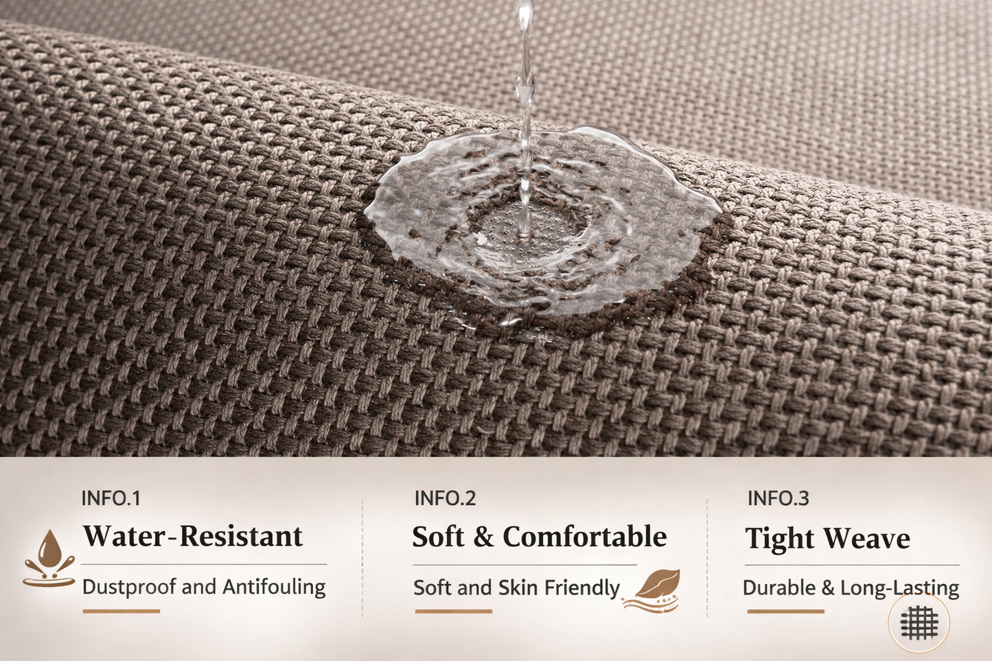 Non-Slip Woven Area Rug