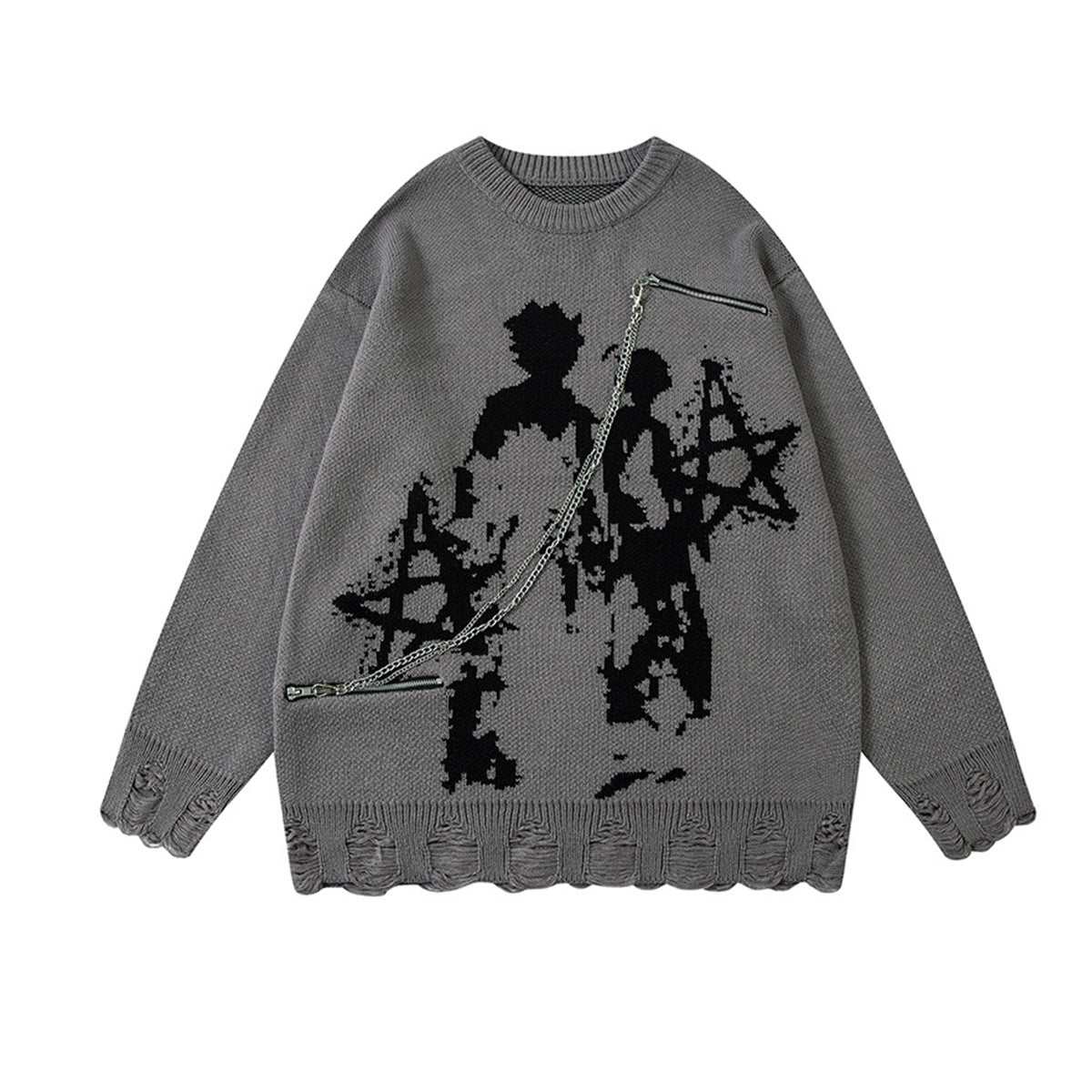 Sweater necklace base sweater