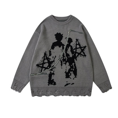 Sweater necklace base sweater