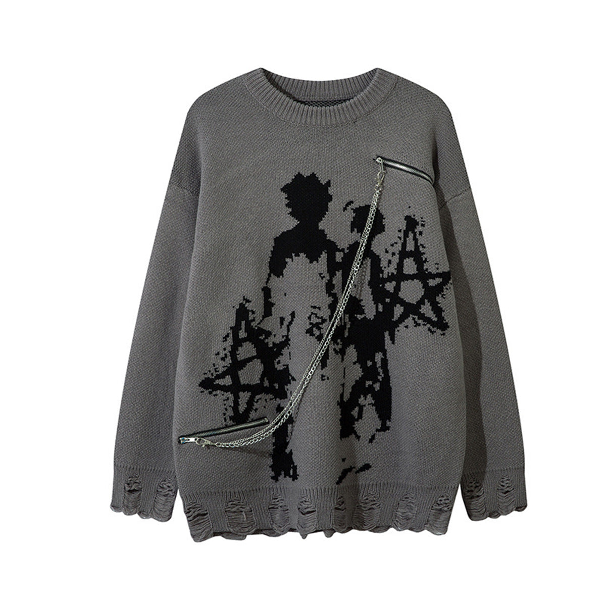 Sweater necklace base sweater