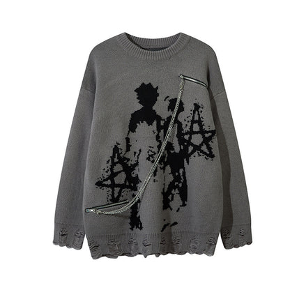 Sweater necklace base sweater