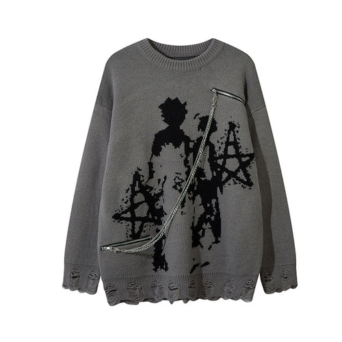 Sweater necklace base sweater