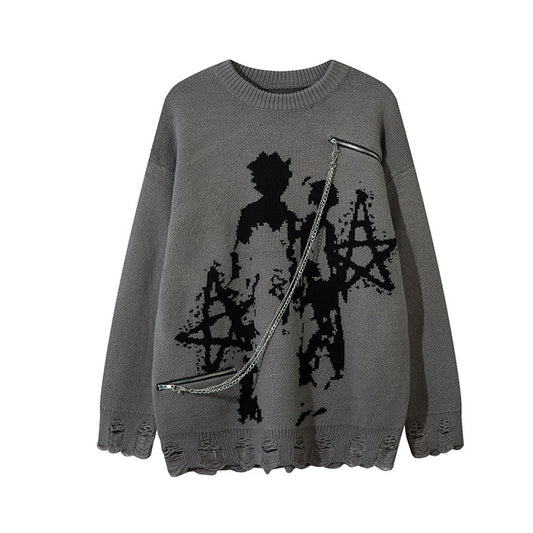 Sweater necklace base sweater