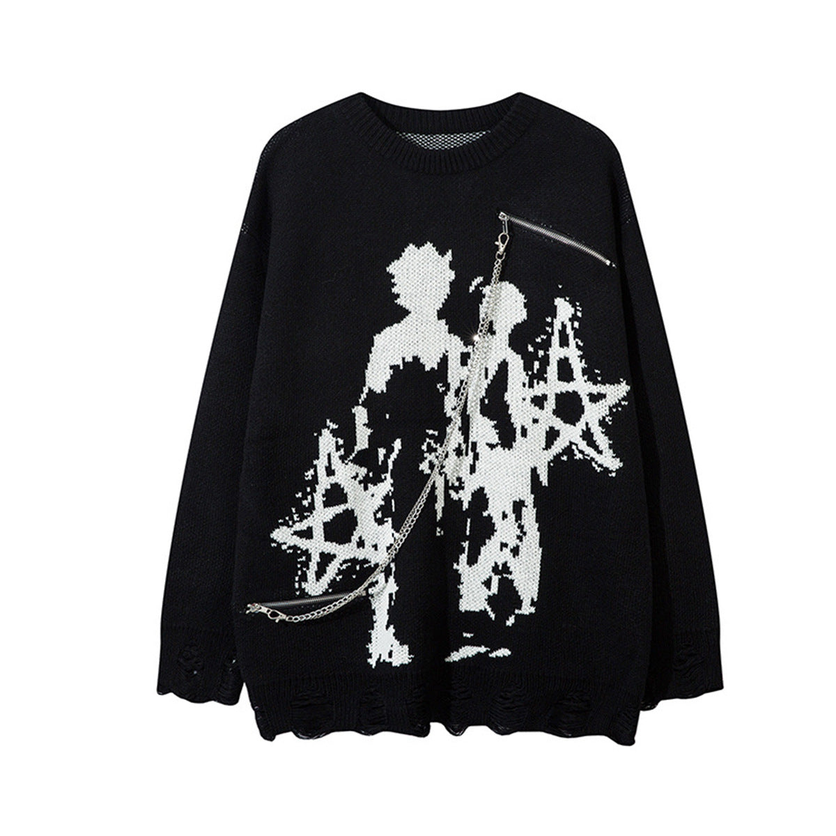 Sweater necklace base sweater