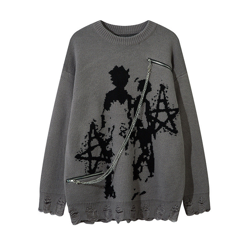 Sweater necklace base sweater