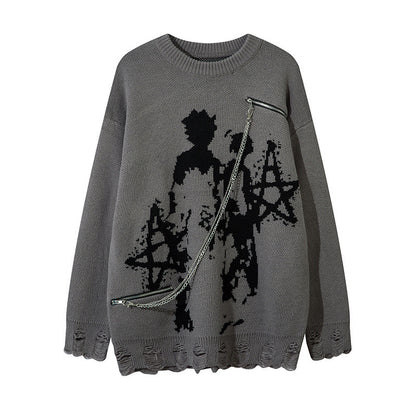 Sweater necklace base sweater