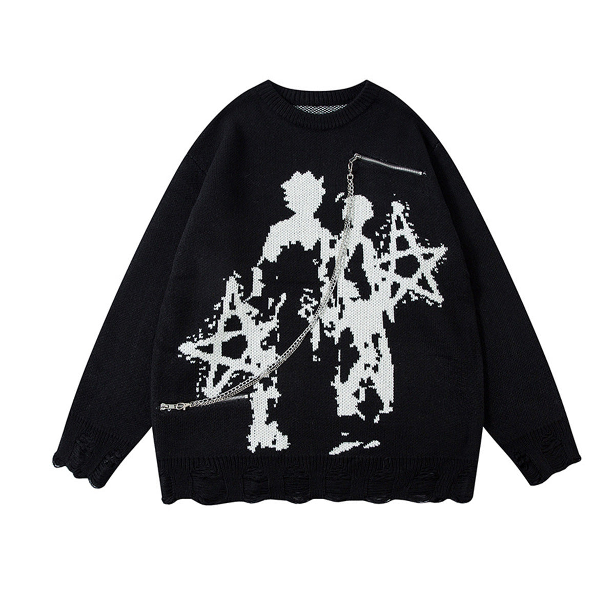 Sweater necklace base sweater