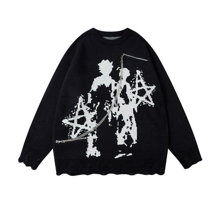 Sweater necklace base sweater